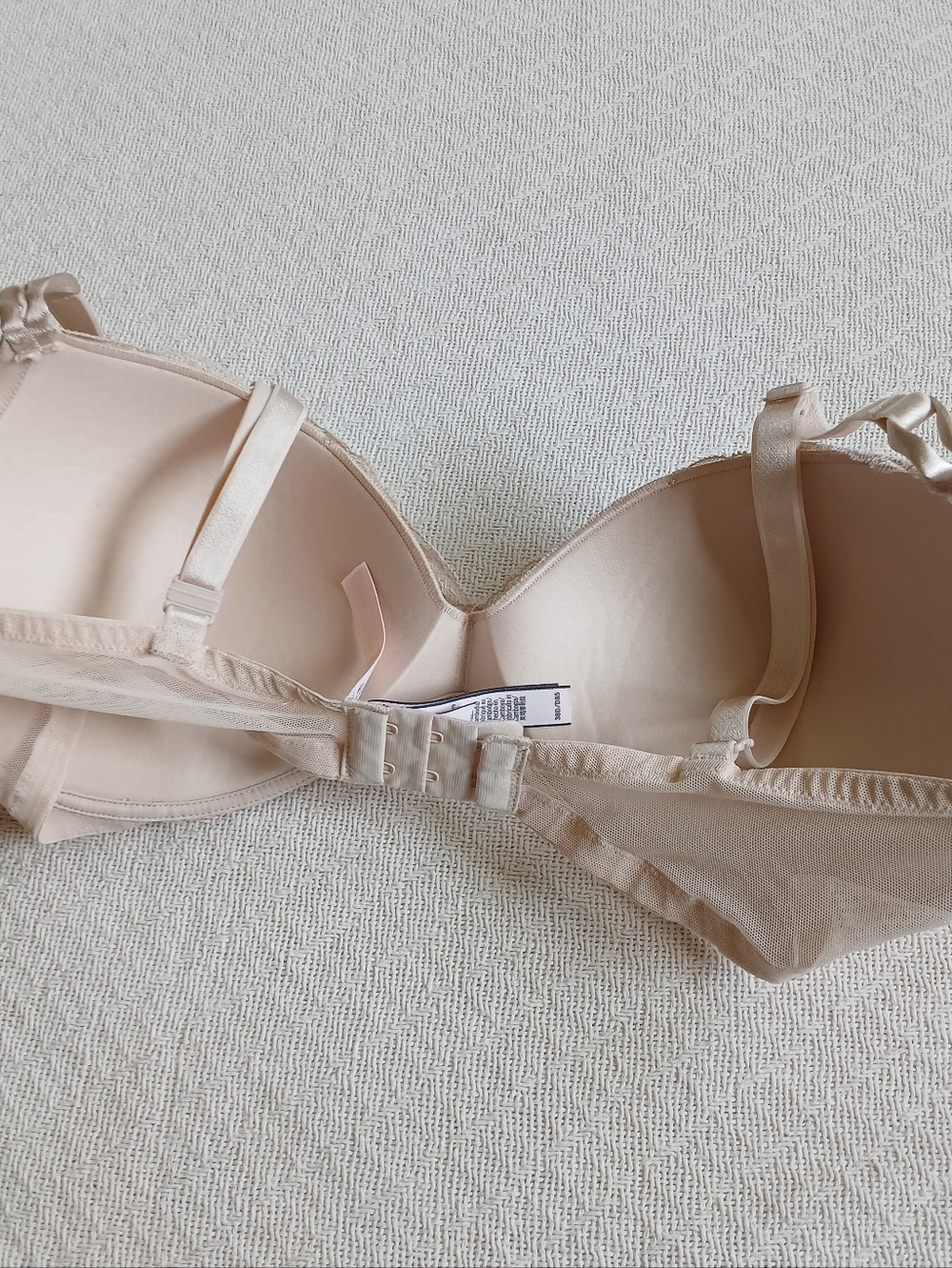 victorias secret ♡ push-up padded no wire bra 38d neutral romantic soft minimal - Picture 4 of 10